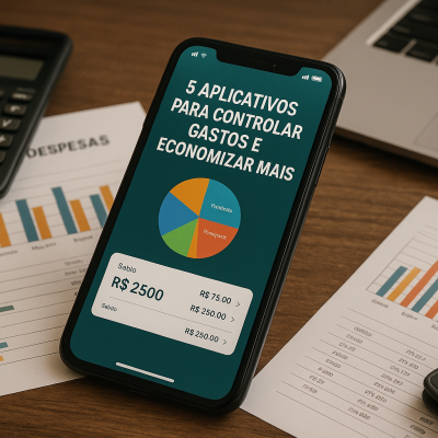 5 Aplicativos para Controlar Gastos e Economizar Mais