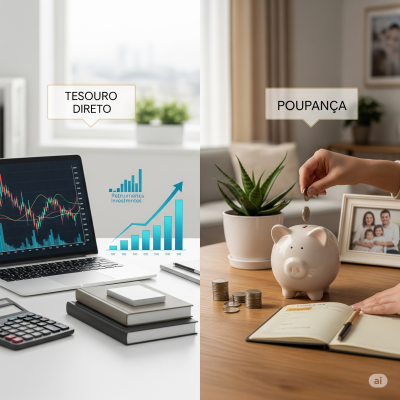 Tesouro Direto ou Poupança qual vale mais a pena hoje
